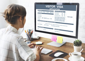Visitor Visa Application Immigration Concept